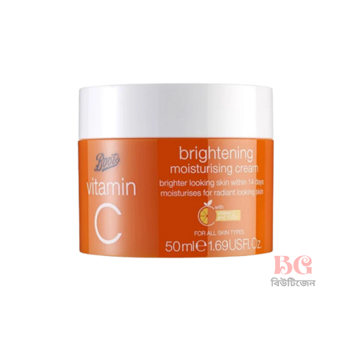 Boots Vitamin C Brightening Moisturising Cream 50ml