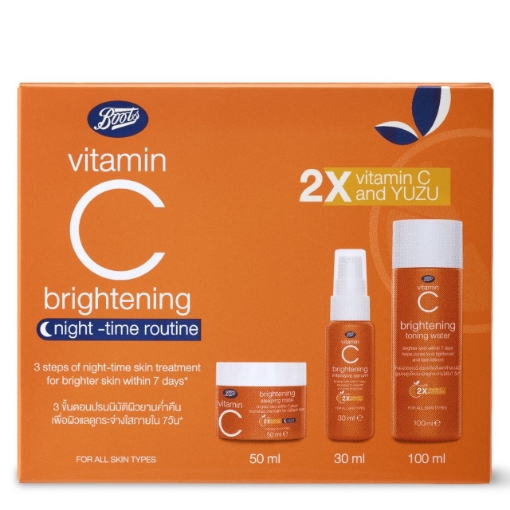 Boots Vitamin C Night-Time Brightening Routine (Set)