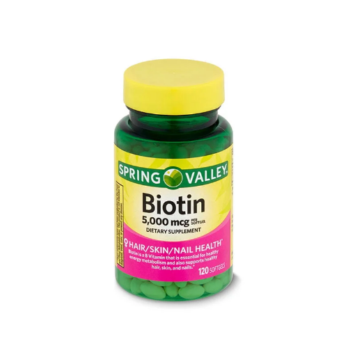 spring-valley-biotin-5000mcg-120-softgels