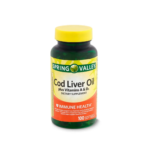 spring-valley-cod-liver-oil-plus-vitamins-a-d3-100-softgels