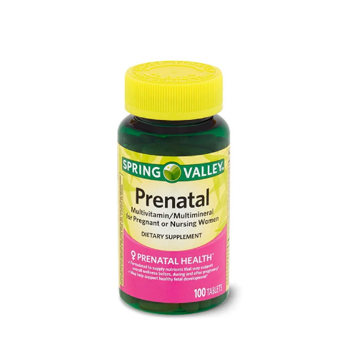spring-valley-prenatal-100-tablets
