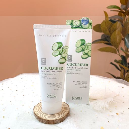Dabo Cucumber  Natural Rich Foam Cleanser 180ml