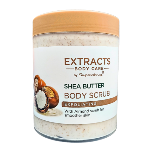Superdrug Extracts Shea Butter Body Scrub 465 ml