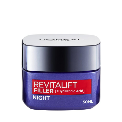 Loreal Revitalift Filler Deep Replumping Anti-Ageing Night Cream 50ml