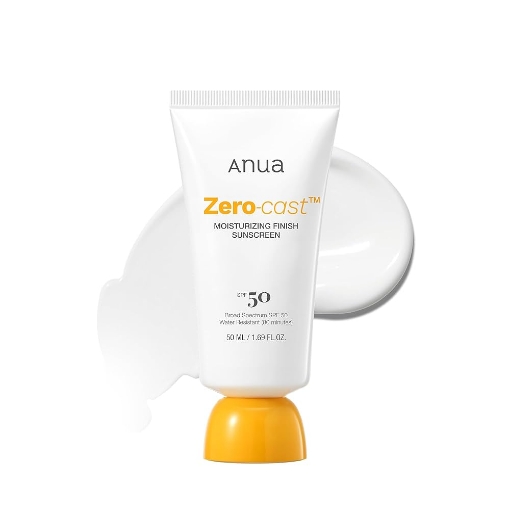 Anua Zero-Cast Moisturizing Finish Sunscreen,SPF 50