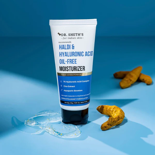 Dr. Sheths Haldi & Hyaluronic Acid Oil Free Moisturizer - 50g