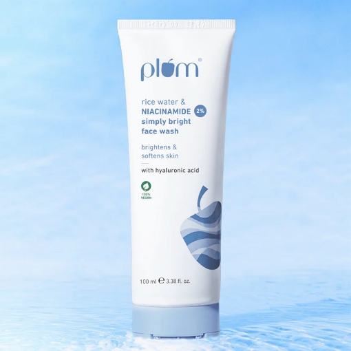 Picture of Plum Rice Water & 2% Niacinamide Simply Bright Face Wash 100ml