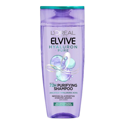 Loreal Paris Elvive Hyaluron Pure 72hr Purifying Shampoo for 400ml