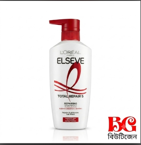 Loreal Paris Elseve Total Repair 5 Repairing Shampoo for Damaged Hair 400ml