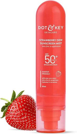 Dot & Key Strawberry Dew Sunscreen Mist SPF 50+ PA+++ 80ml