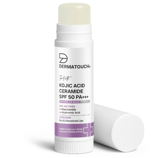 Dermatouch Kojic Acid Ceramide Natural Lip Balm SPF 50 PA+++  5g